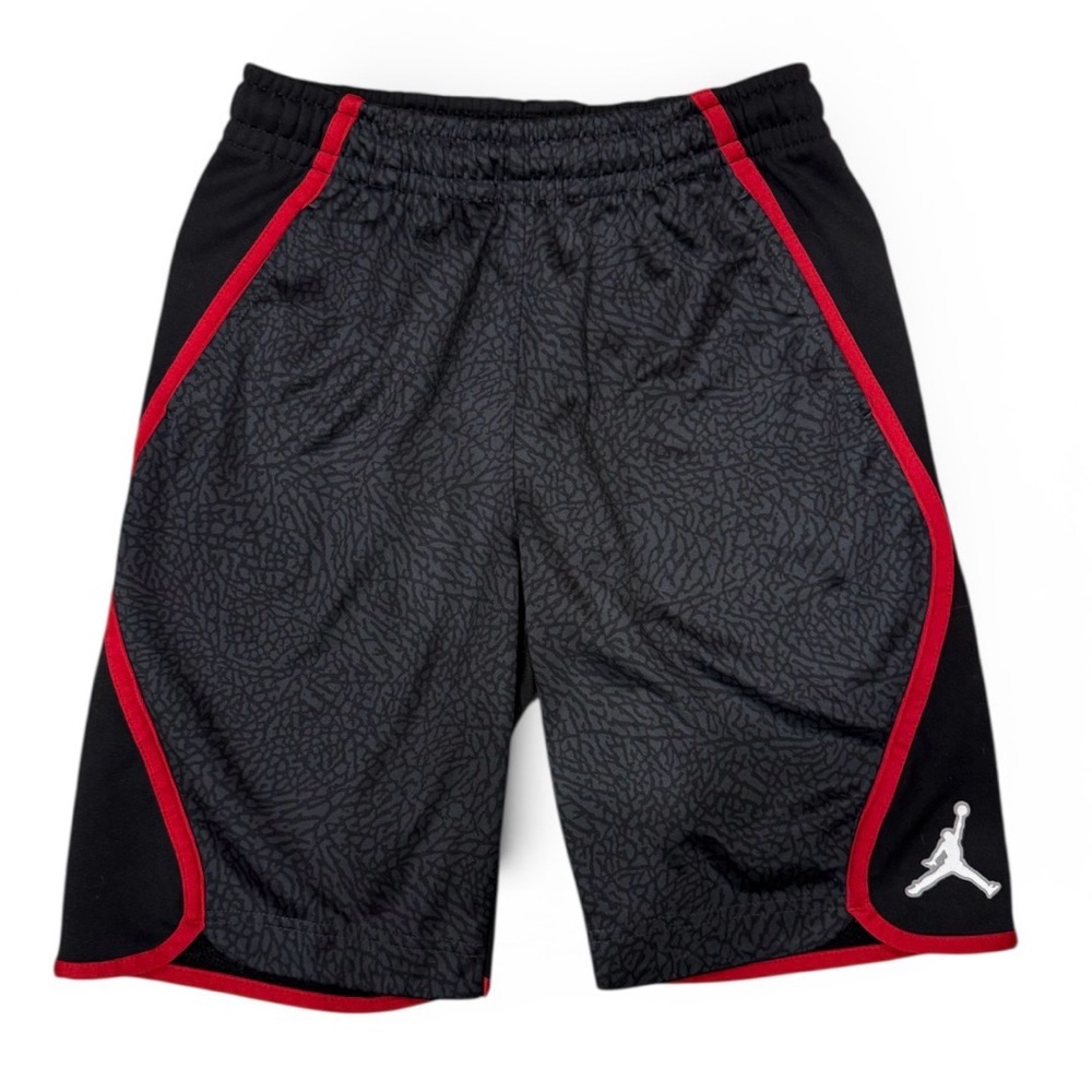 Jordan Kid’s Black and Red Athletic Shorts
